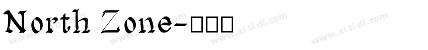 North Zone字体转换